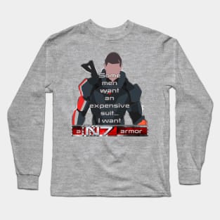 I want a N7 Armor (Maleshep) Long Sleeve T-Shirt